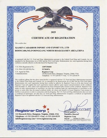 CERTIFICATE OF REGISTRATION CERTIFICATE OF REGISTRATION